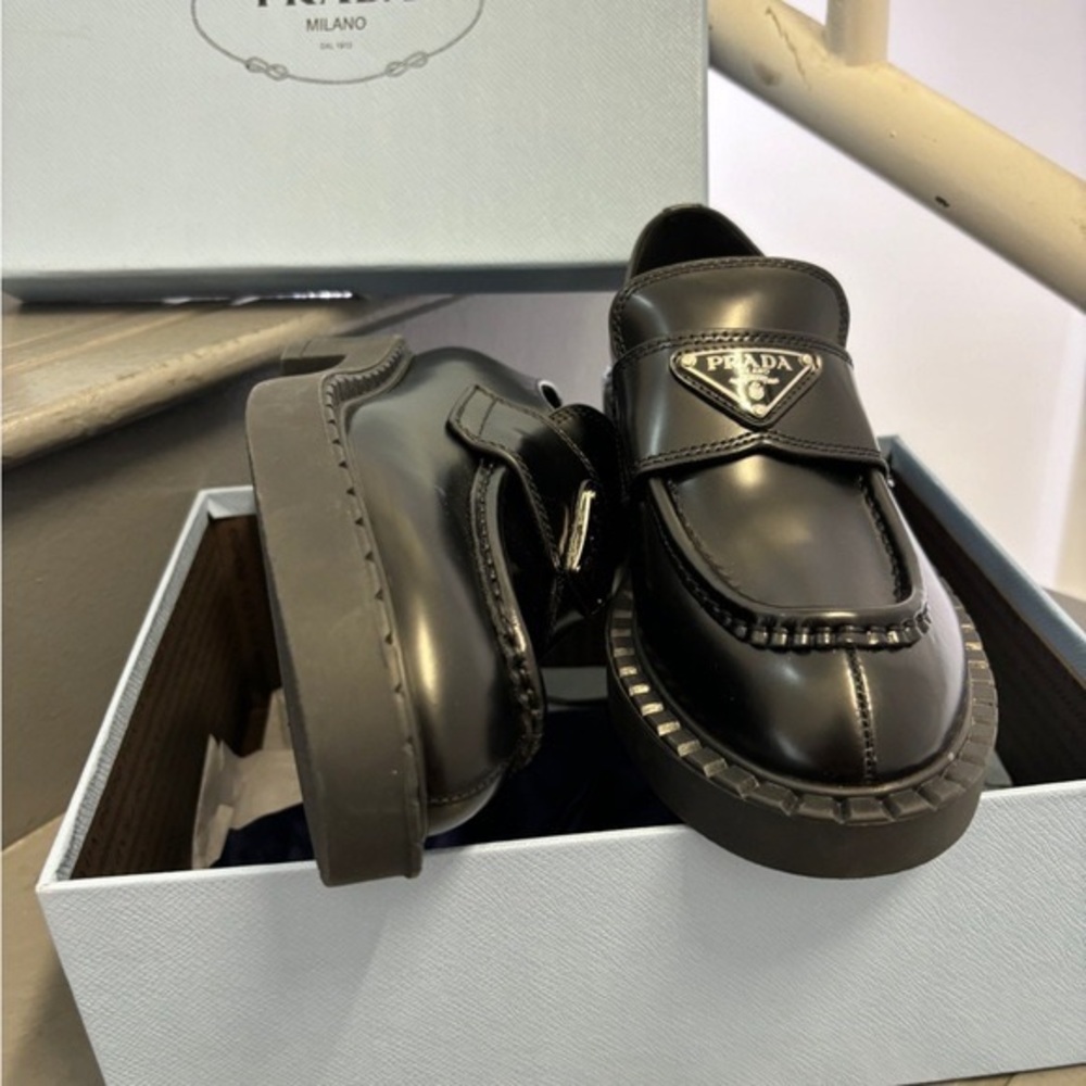 Prada Women’s Black Loafers